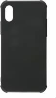 Защитный чехол-крышка на iPhone XS/Накладка/Бампер/Защита от царапин/Айфон ИксС(5.8")/ пластик, силикон черный