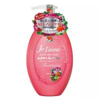 KOSE COSMEPORT "Je l'aime" Бальзам (тритмент) для сухих и окрашенных волос "Глубокое увлажнение" без силикона, фруктово-цветочный аромат