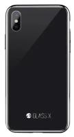 Чехол-накладка SwitchEasy "Glass X" для iPhone XS/X, цвет: черный