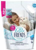 Наполнитель для кошачьего туалета Little Friends Original, силикагелевый, 5 л