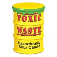 Кислые леденцы Toxic Waste Hazardously Sour Candy (желтая бочка), 42 г