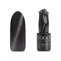 Гель-лак с перламутром Vogue Nails кошачий глаз магнитный плотный насыщенный черный, 10 мл