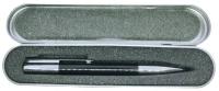 Подарочная флешка ручка тонкая черная 32GB в металлическом боксе