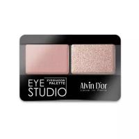 к_alvin d or_тени eye studio aes-14_04 пыльный розовый,коричневый 867032004