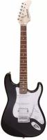 Fernandes LE-1Z BLK/L электрогитара Stratocaster HSS, цвет чёрный