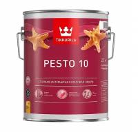 Эмаль алкидная стойкая матовая Pesto 10 (Песто 10) TIKKURILA 2,7 л бесцветная (база С)