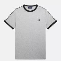 Мужская футболка FRED PERRY, Цвет: Серый, Размер: XXL