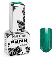 Nail Club professional Эмалевый гель-лак для ногтей с липким слоем PLATINUM CLUB 120 Emerald, 13 мл