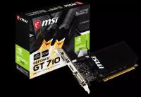 Видеокарта MSI GeForce GT 710 Silent LP 2GB (GT 710 2GD3H LP), Retail