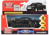 Машина инерционная Технопарк Ford ranger 12 см, Пикап черный в коробке (SB-18-09-FR-N(BL))