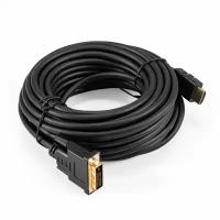 Кабель HDMI-DVI ExeGate EX-CC-HDMIM-DVIM-10.0 (19M/19M, single link, 10м, позолоченные контакты) EX294671RUS