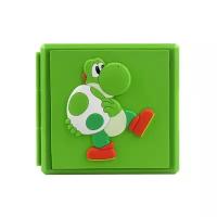 HORI Кейс для хранения 12 игровых карт Yoshi для консоли Nintendo Switch/Nintendo Switch Lite, Mario & Yoshi