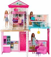 Barbie Barbie Игровой набор дом+куклы +аксессуары GLH56