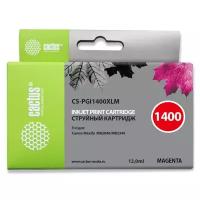 Картридж cactus CS-PGI1400XLM, 1020 стр, пурпурный