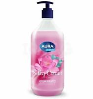 Крем-мыло AURA Silky Cream Шелк и лотос 1000мл 4752171017313