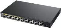 Коммутатор ZyXEL GS1900 GS190048HPV2-EU0101F/PoE 170Вт./Управляемый Layer 2