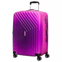 Чемодан American Tourister, поликарбонат, увеличение объема