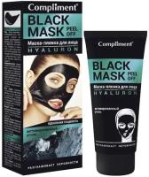 Маска для лица Compliment Black Mask Hyaluron