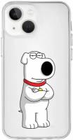 Чехол для iPhone 13 mini "Брайан Гриффин / Brian Griffin" с полной защитой камер