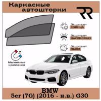 Автошторки RENZER Premium BMW 5er (2016 - н. в.) G30 Передние двери на магнитах. Сетки на окна, шторки, съемная тонировка БМВ Г30