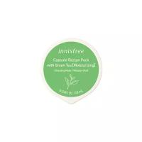 Innisfree капсульная ночная маска Capsule Recipe Sleeping Pack Green Tea с экстрактом зеленого чая