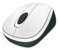 Мышь Microsoft Wireless Mobile Mouse 3500 White Gloss, оптическая, беспроводная, USB, белый и черный [gmf-00196]