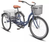 Велосипед для города и туризма STELS Energy-III 26" K010, 16" синий/золотой