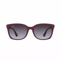 Солнцезащитные очки унисекс, квадратные RAY-BAN с чехлом, линзы синие RB7060I-6204/8G/54-18