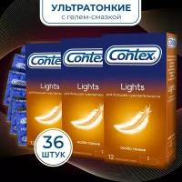 Contex Презервативы контекс Lights, 36шт (12×3)