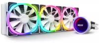 NZXT Kraken X73 RGB (1700 support) 360mm AIO Liquid Cooler with RGB, White, RTL RL-KRX73-RW