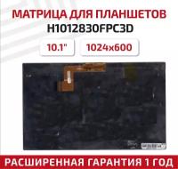 Матрица (модуль, тачскрин) для планшета H1012830FPC3D, 10.1", 1024х600, Irbis TZ22, TZ21, TX58, TZ10, LED, глянцевая