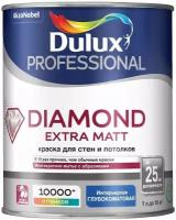 DULUX DIAMOND EXTRA MATT краска для стен и потолков, глубокоматовая, база BW (1л)