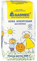 Мука кукурузная GARNEC без глютена, 500г - 4 упаковки