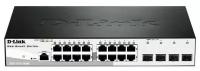 Коммутатор D-Link DGS-1210-20/ME/B1A управляемый 16 портов 10/100/1000Mbps 4хSFP