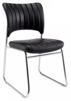 Стул BN_TQ_Стул Echair-809 VPU к/з черн,без подл., хром