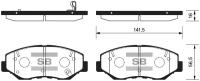 Колодки Sangsin Brake SP1237