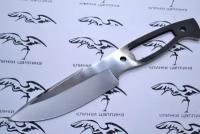 Клинок для цельнометаллического ножа - "Белуга" в стали 95х18