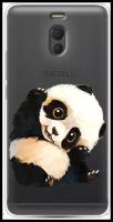 Силиконовый чехол "Большеглазая панда" на Meizu M6 Note / Мейзу М6 Ноте