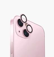 Защитное стекло Uniq Optix Camera Lens protector Aluminium (3 шт.) 0.25 мм для камеры iPhone 15 / 15 Plus Pink