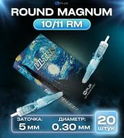 WJX ULTRA Картриджи для тату Round Magnum 10/11 RM 0,30 мм модули для тату машинки