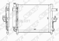Радиатор кондиционера Hyundai Accent 99-12 / ТагАЗ Accent 99-12