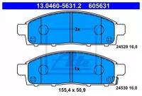 Колодки тормозные передние к-кт MITSUBISHI L200 (KB) (2006>) ATE 13.0460-5631.2