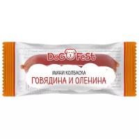 Лакомство для собак Dog Fest Мини колбаска Говядина и оленина