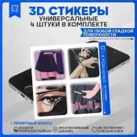 Наклейки на телефон 3D Стикеры Аниме ретро v1