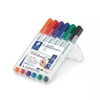 Маркеры для досок "Lumocolor Whiteboard Compact", 1-2 мм, 6 цветов
