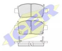 Колодки тормозные Toyota Yaris, Verso 99- =GDB3242 ICER