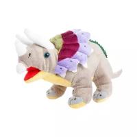 Мягкая игрушка ABtoys Dino World Динозавр Трицераптор, 36 см