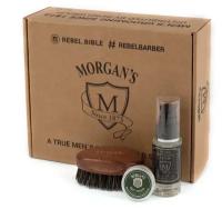 Подарочный набор эликсир + щетка для бороды и усов с тестером Morgan's