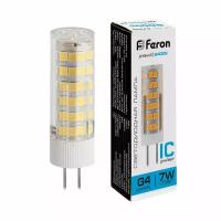 Лампа светодиодная Feron 25865 LB-433 G4 7W 6400K