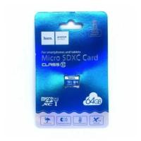 Micro SDHC HOCO 64GB (Class 10) 95 Mb/s без адаптера